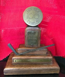 Glen Mousseau Memorial Trophy awarded to Gerry Brown in 1948.